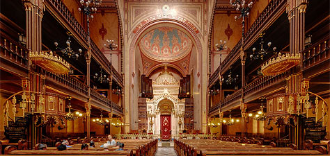 Foto a 360 interattiva della Grande Sinagoga di Budapest - Budapest Great Synagogue